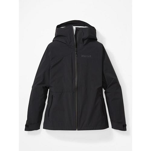 Marmot EVODry Torreys Jackets - Womens Rain Jacket Black CA8756913 Canada